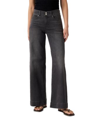 Women's 318 Mid-Rise Double-Button Wide-Leg  Jeans