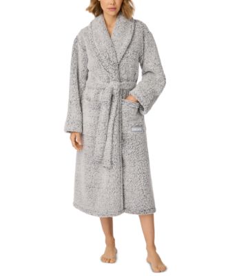 Women's Long-Sleeve Sherpa Wrap Robe