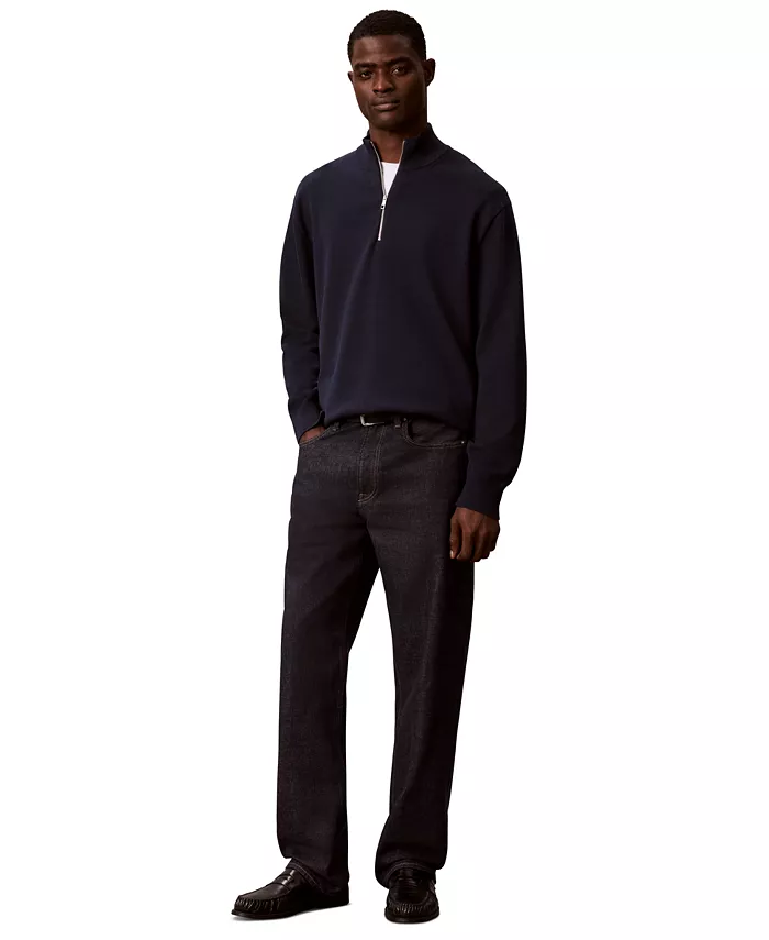 Men's Supima Cotton 1/4 Zip Sweater - thumbnail 7