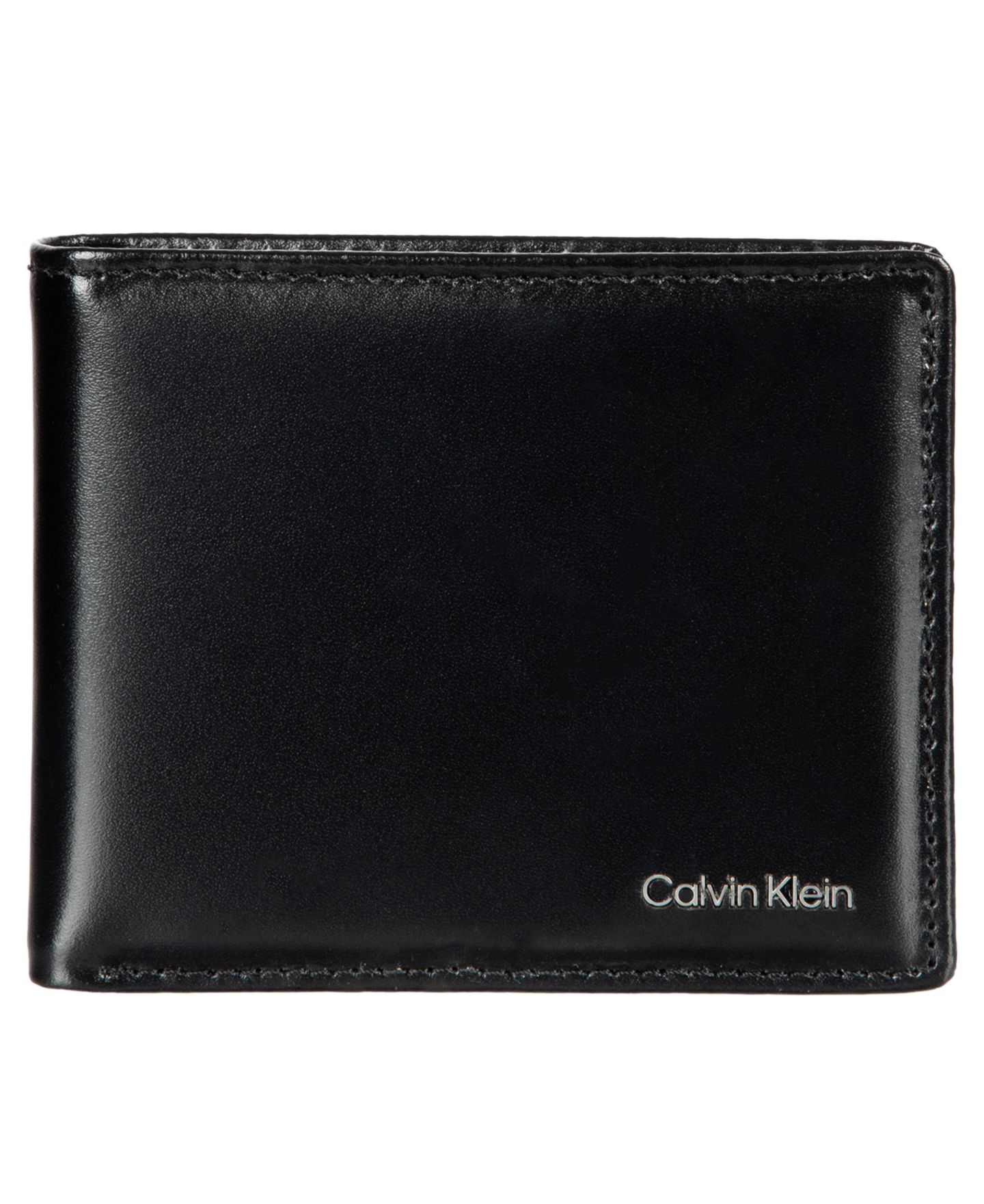 Мужской тонкий кожаный кошелёк Calvin Klein, защита RFID — фото 1