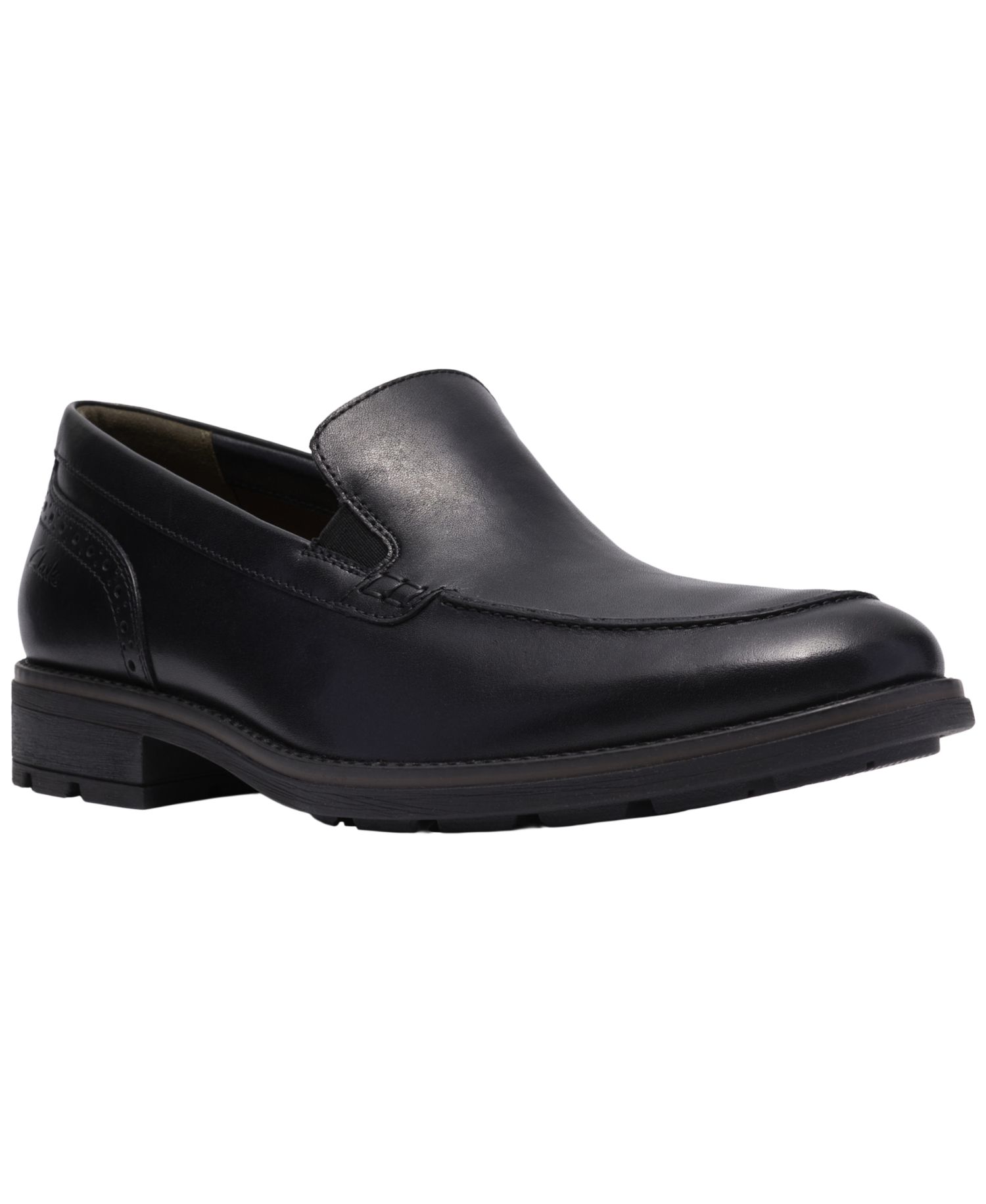 Men's Emmet Step Leather Round-Toe Loafers