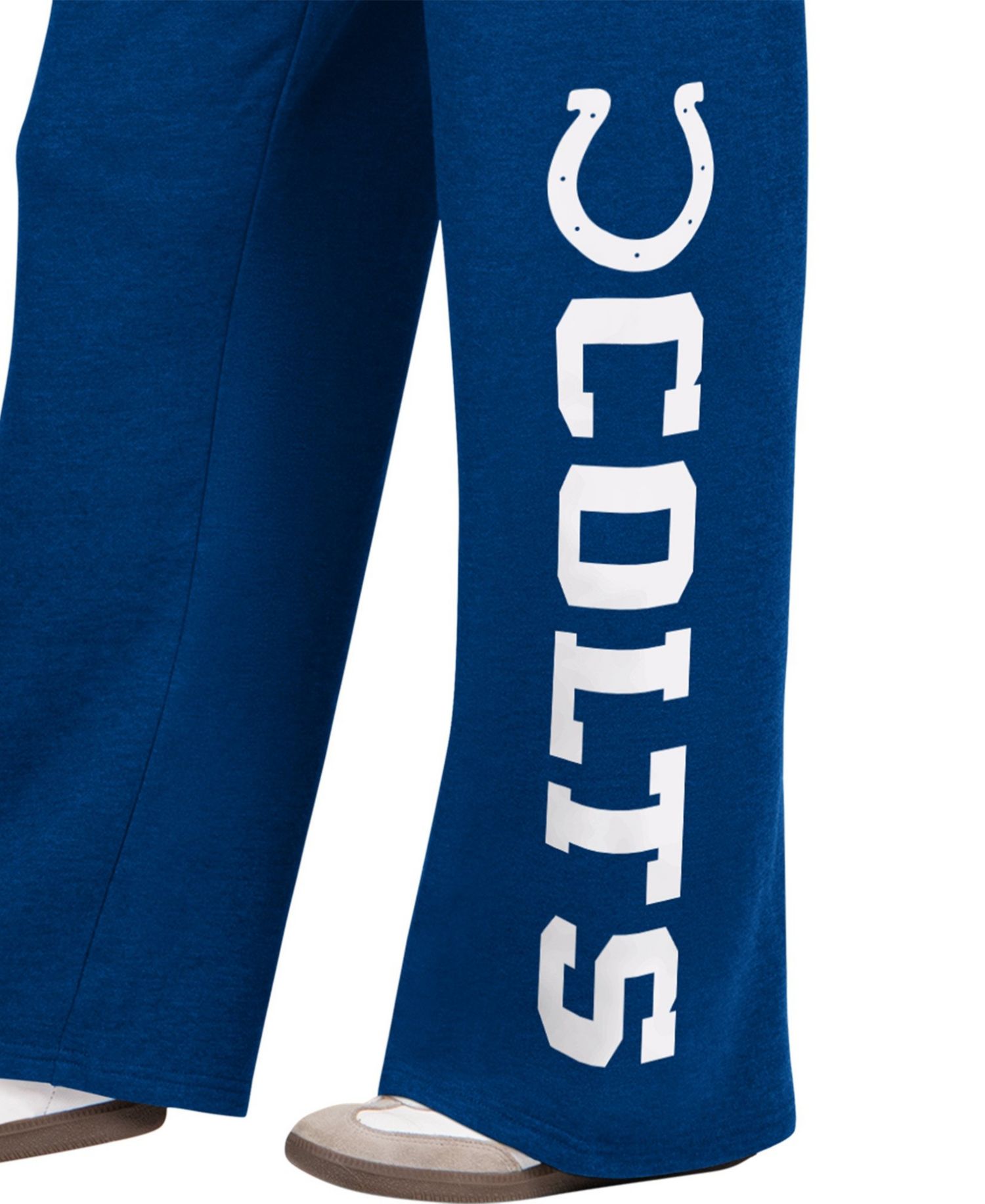 Women's Royal Indianapolis Colts Field Wide Leg Sweatpants