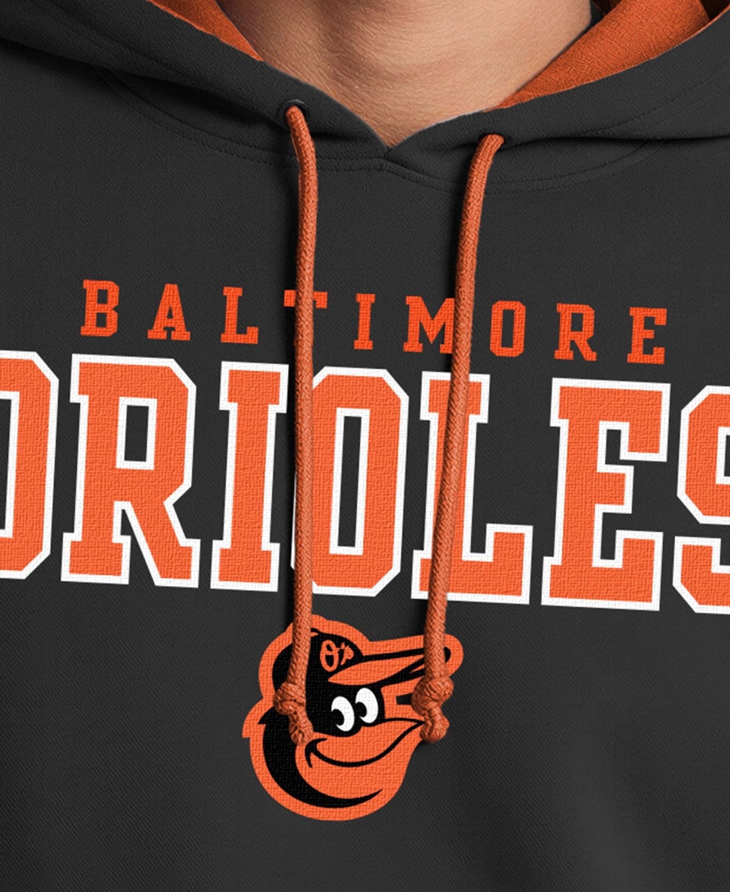 Men's Black Baltimore Orioles Fleece Hoodie