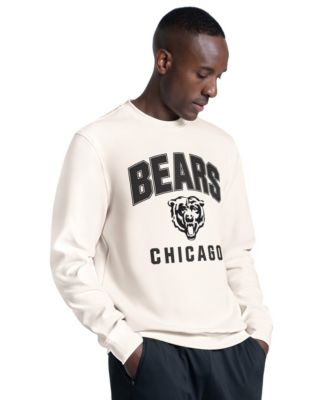 Men's Cream Chicago Bears Finish Line Tri-Blend Sweatshirt