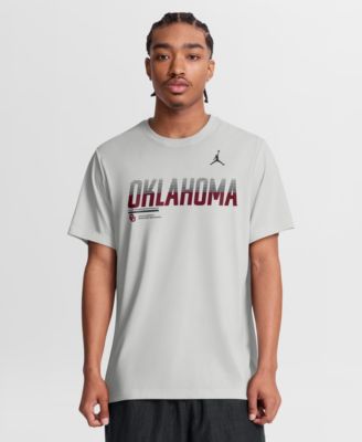 Men's Gray Oklahoma Sooners Sideline Legend Dri-FIT T-Shirt