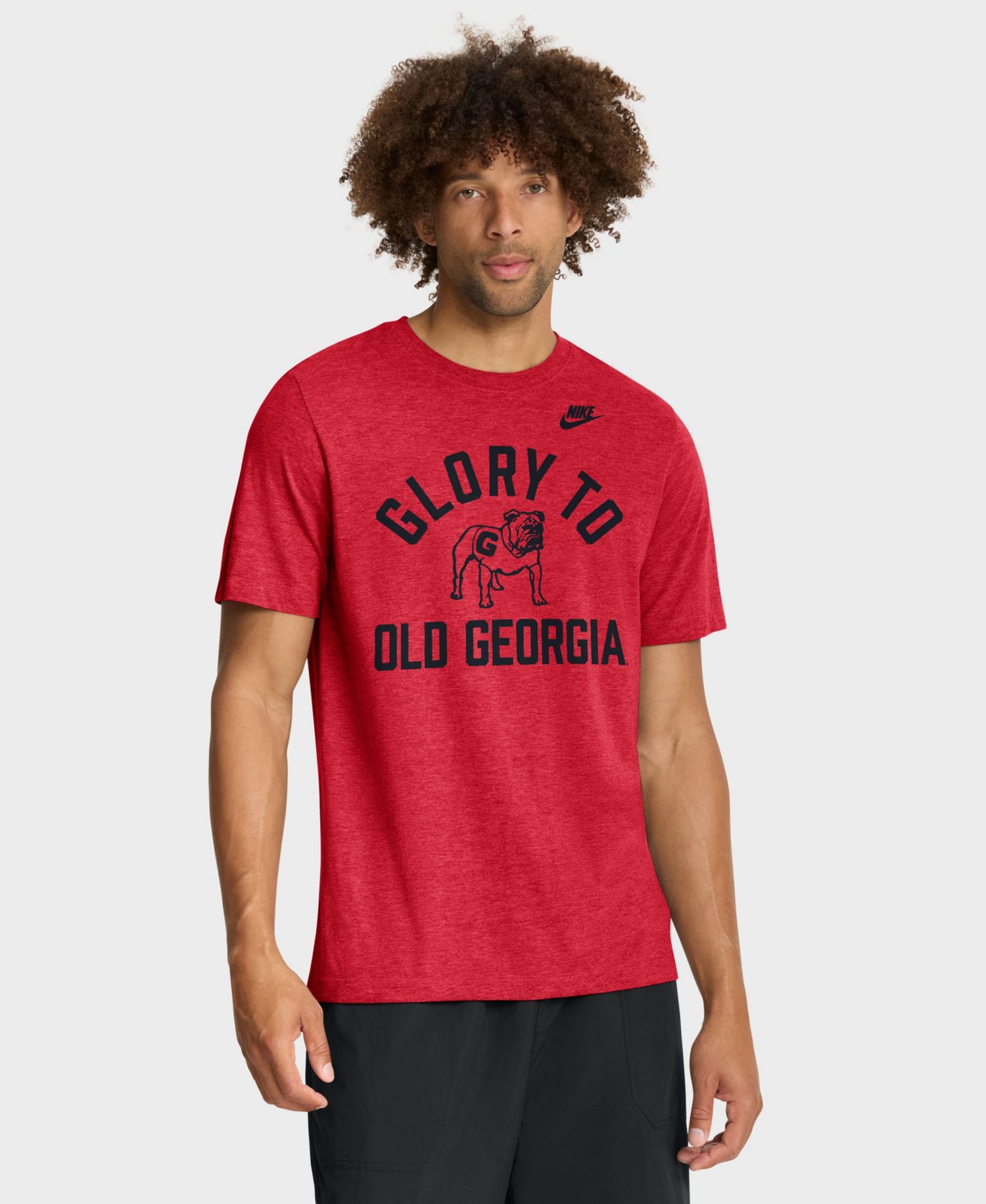 Men's Heather Red Georgia Bulldogs Legacy Mantra Tri-Blend T-Shirt