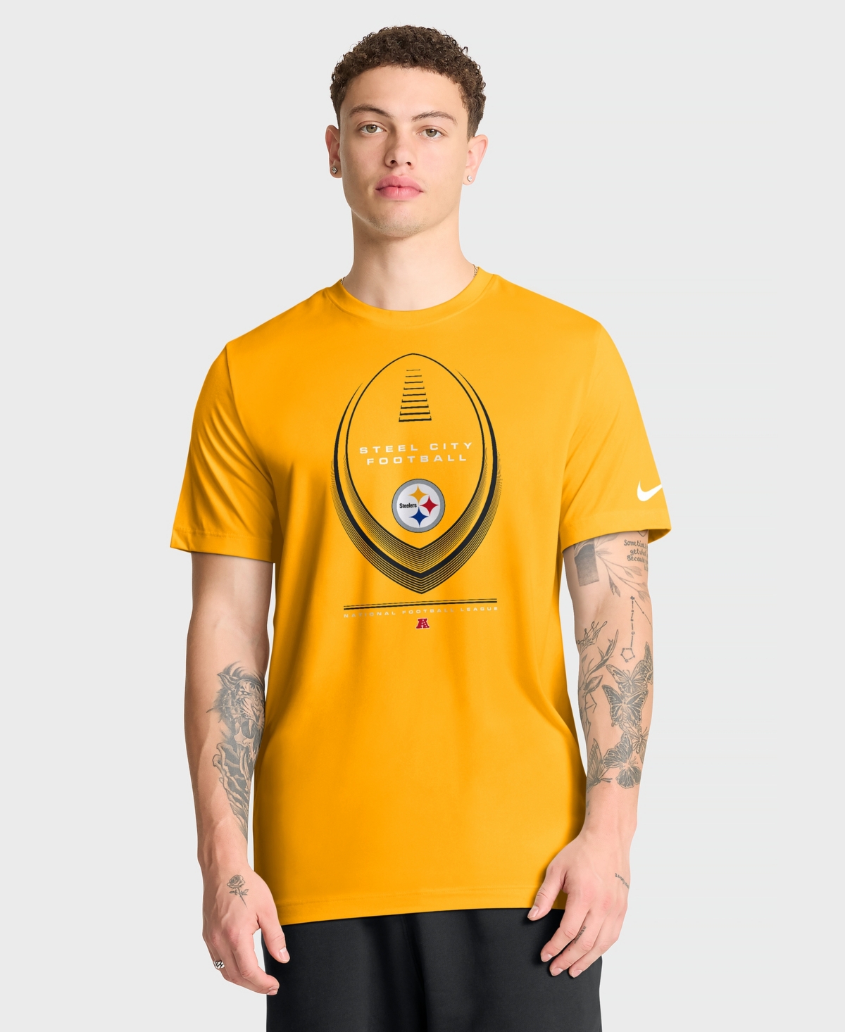 Nike Men's Gold Pittsburgh Steelers Legend Icon Dri-fit T-Shirt