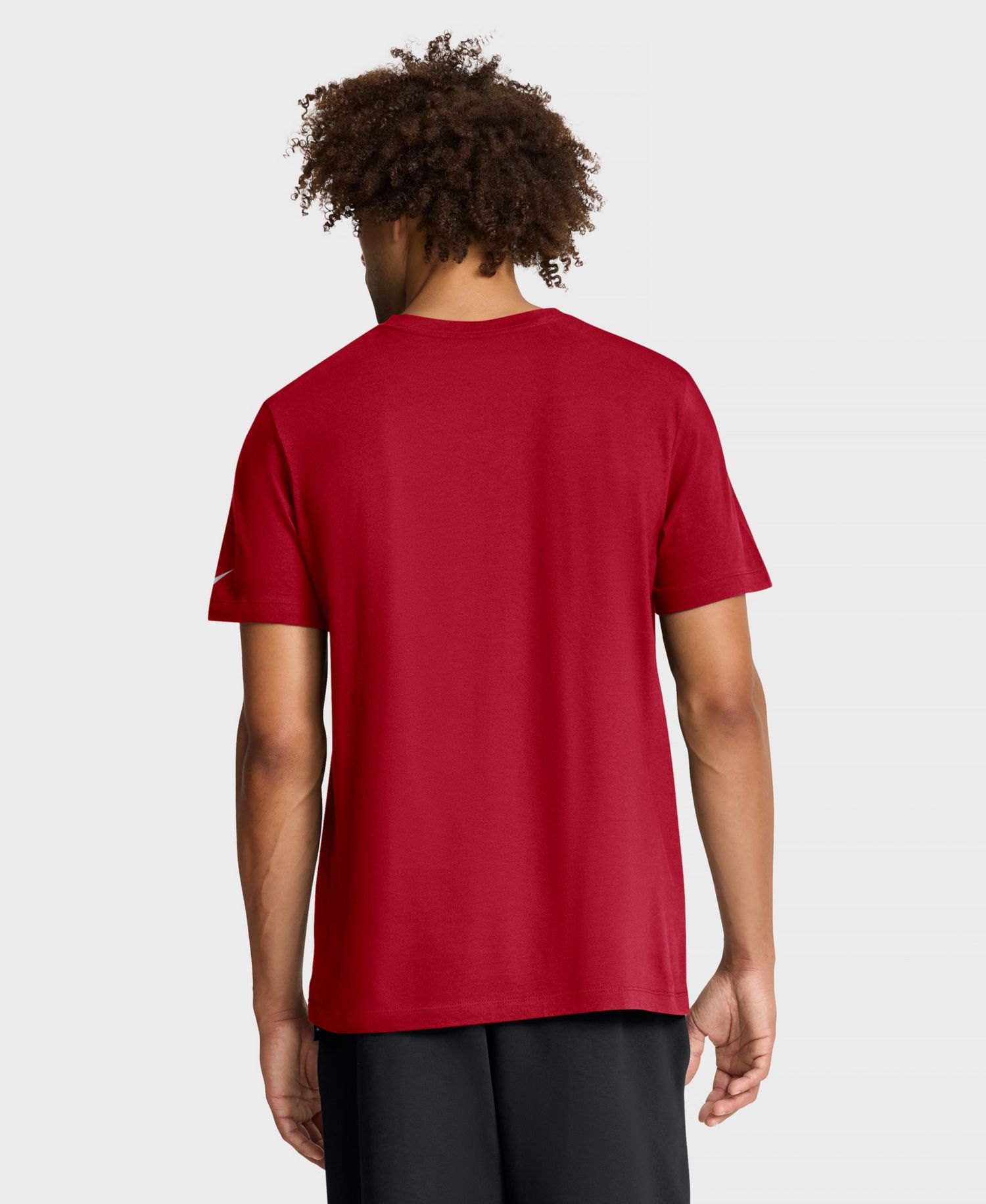 Men's Red New York Giants Essential Logo T-Shirt