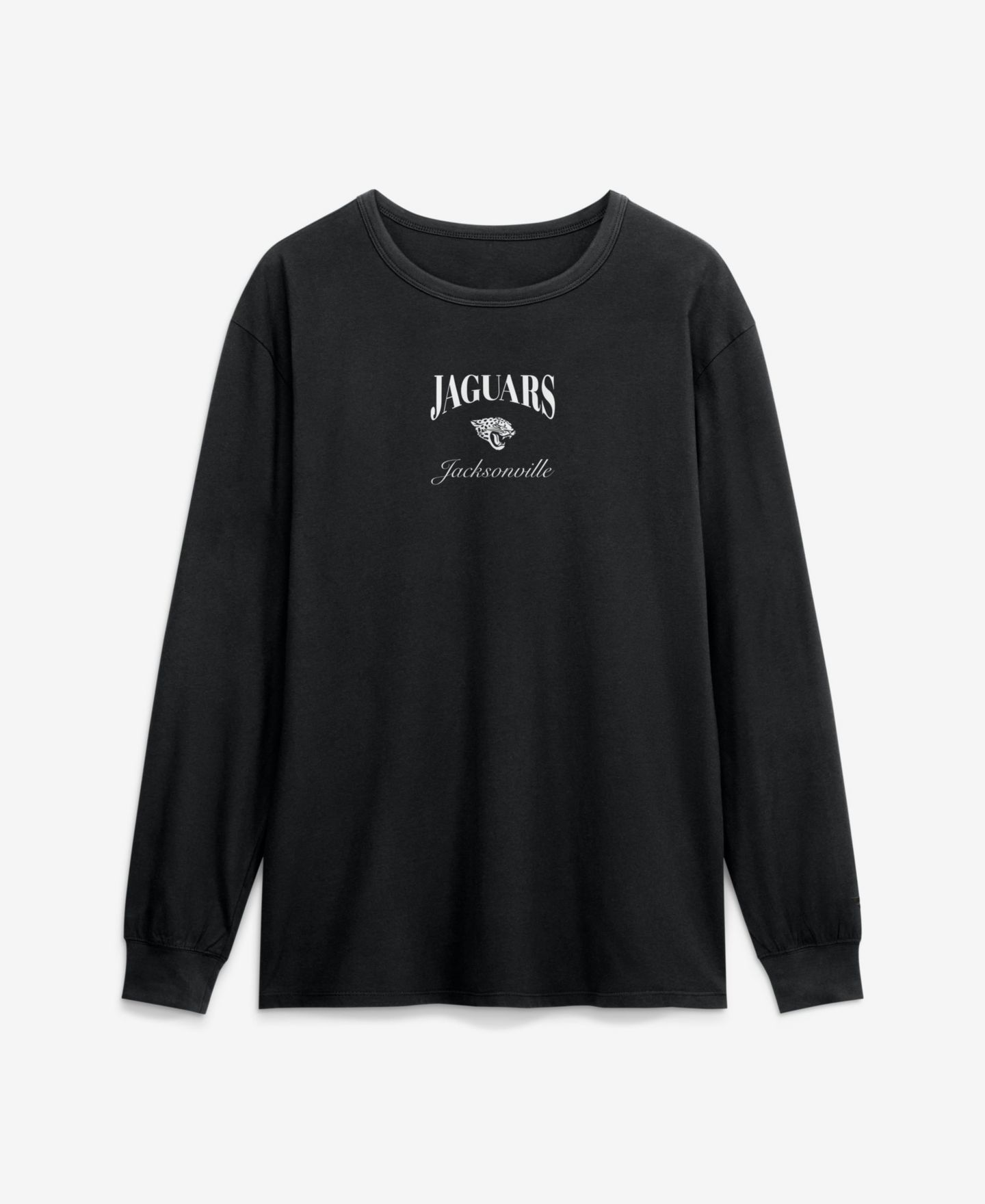 Мужская футболка Fanatics Black Jacksonville Jaguars Midnight Falls Long Sleeve — фото 2