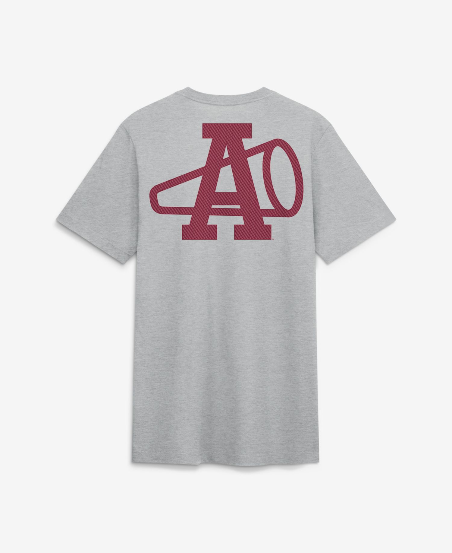 Men's Heather Gray Alabama Crimson Tide Arch Wordmark Legacy Tri-Blend T-Shirt