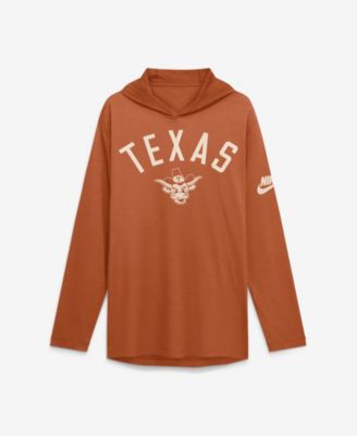 Men's Texas Orange Texas Longhorns Legacy Arch Tri-Blend Long Sleeve Hooded T-Shirt