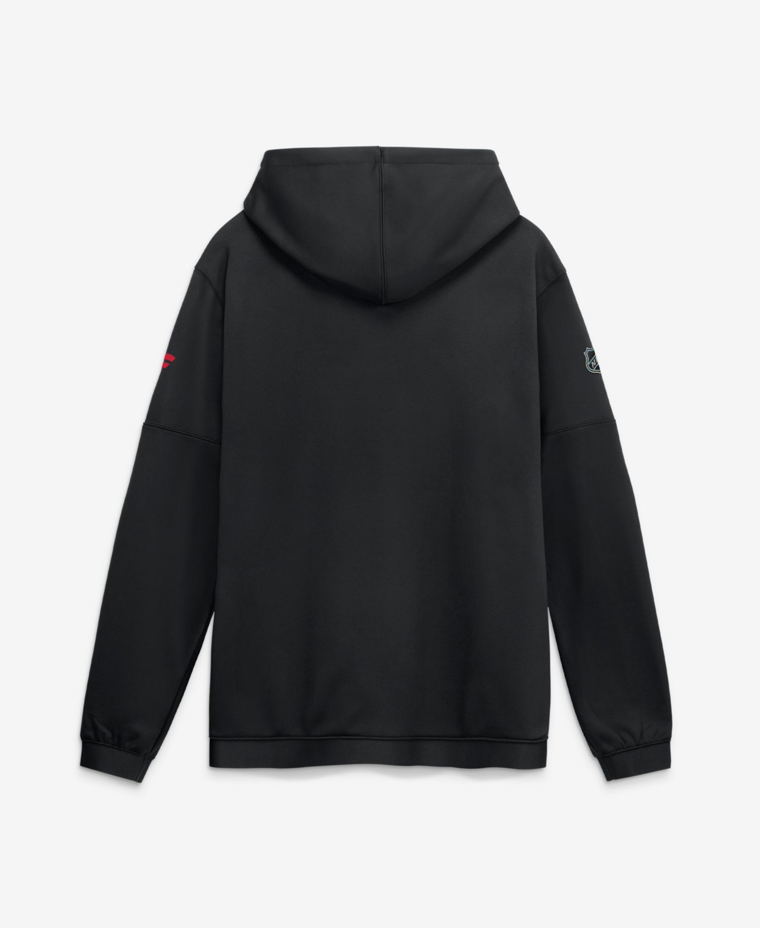 Men's Black New Jersey Devils Authentic Pro Rink Fleece Pullover Hoodie