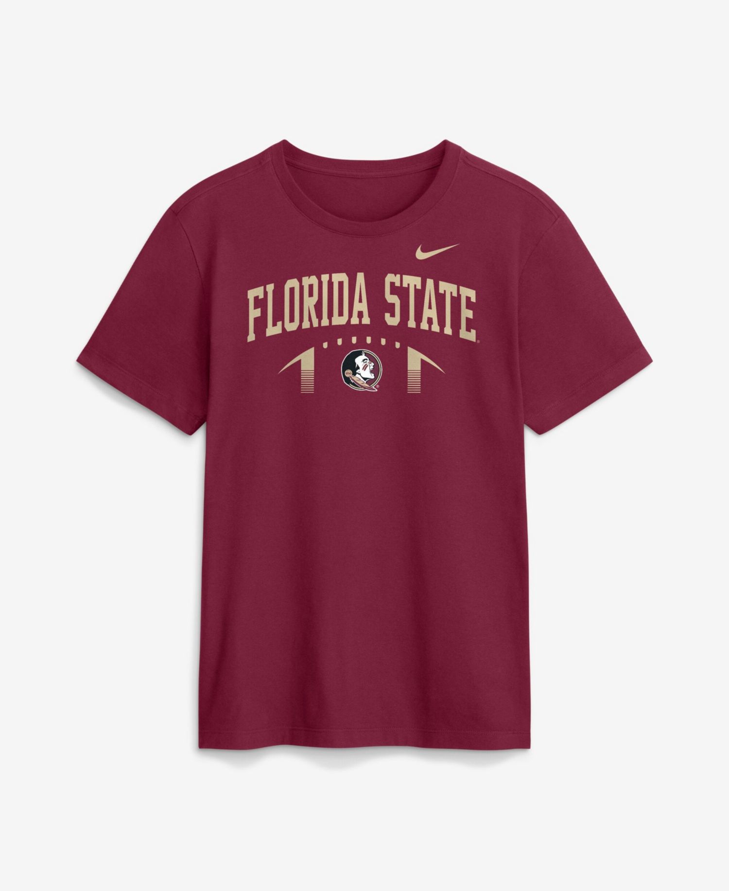 Men's Garnet Florida State Seminoles Primetime Football Icon T-Shirt