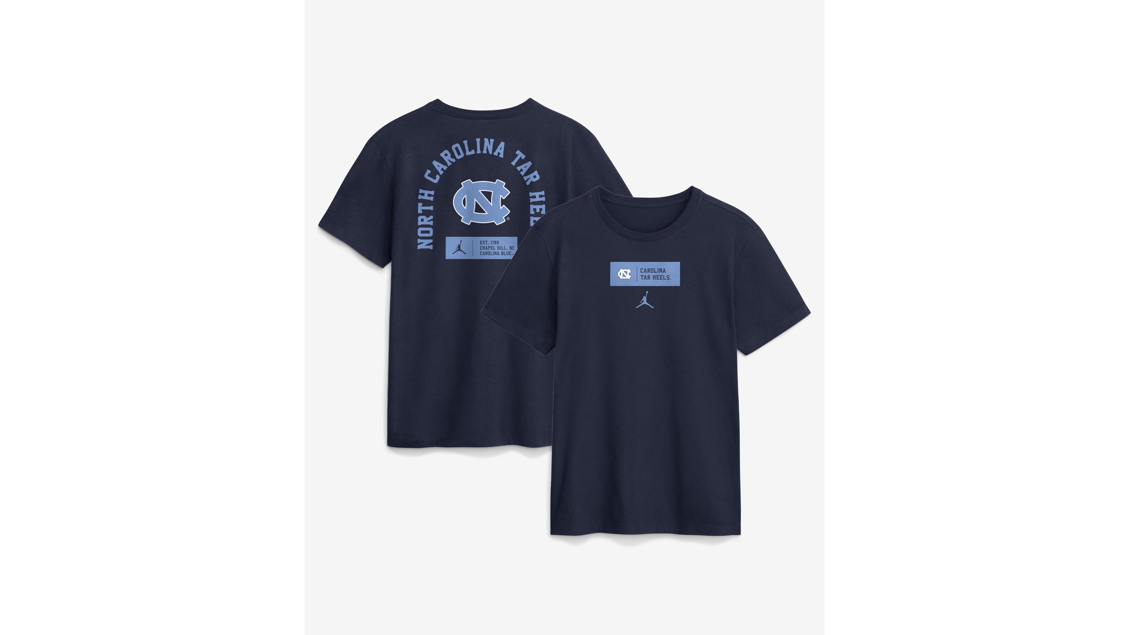 Jordan Men's Navy North Carolina Tar Heels Primetime Crew T-Shirt