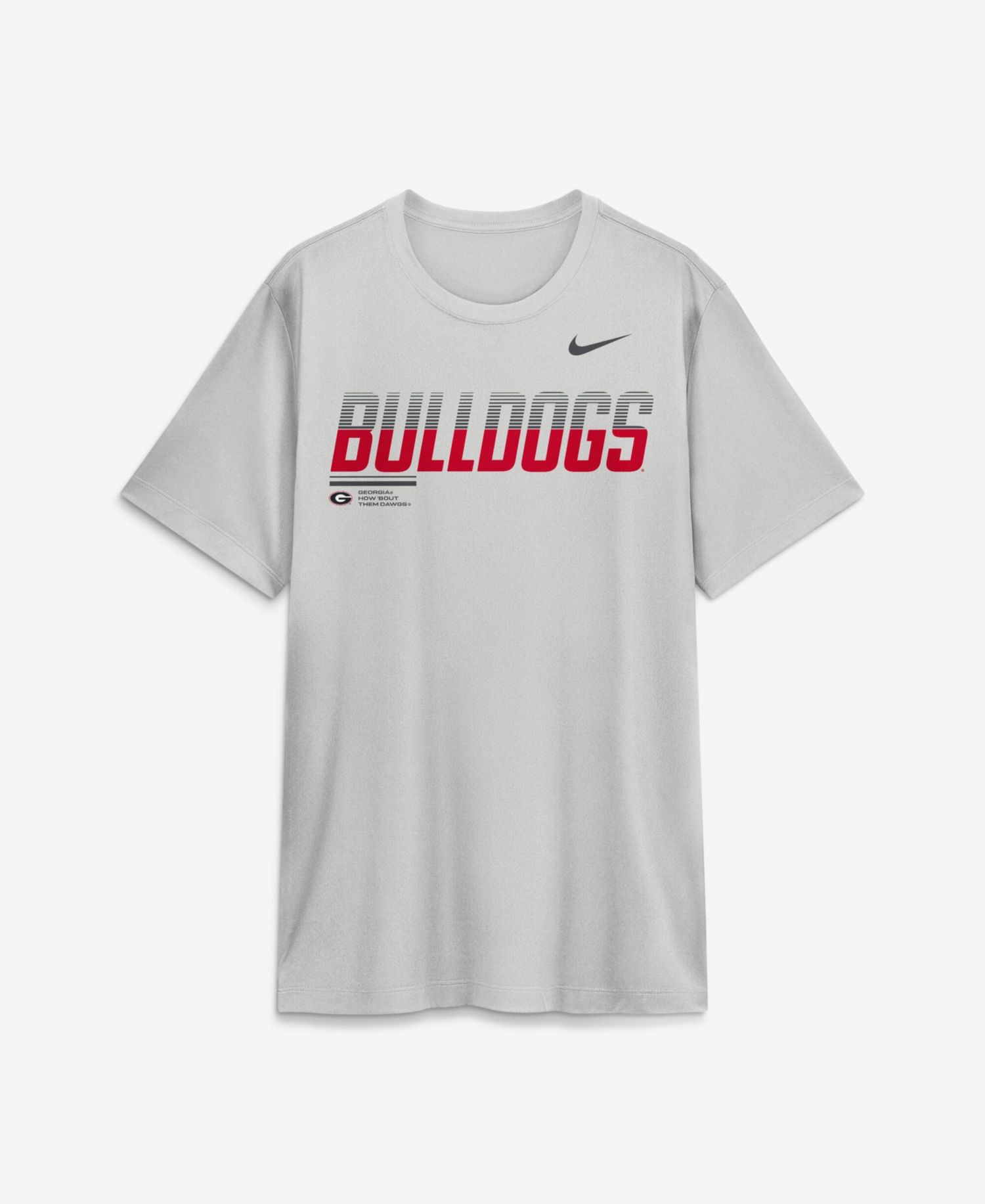 Men's Gray Georgia Bulldogs Sideline Legend Dri-FIT T-Shirt
