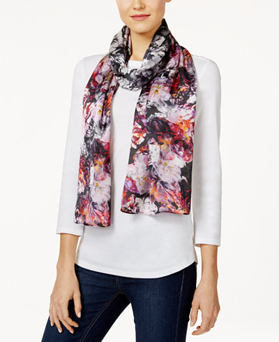 Echo Bed of Roses Oblong Scarf