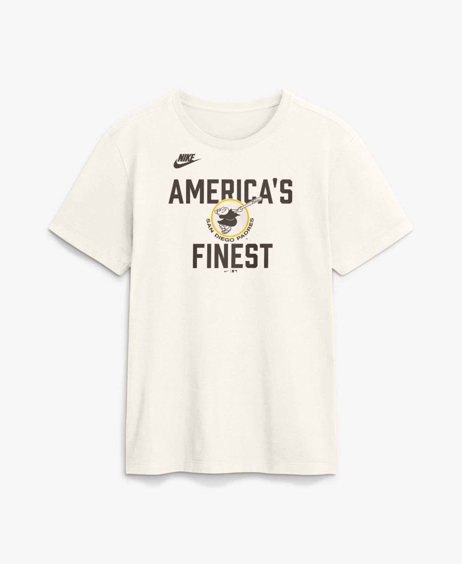 Men's Cream San Diego Padres Cooperstown Collection ‘70s Inspired T-Shirt