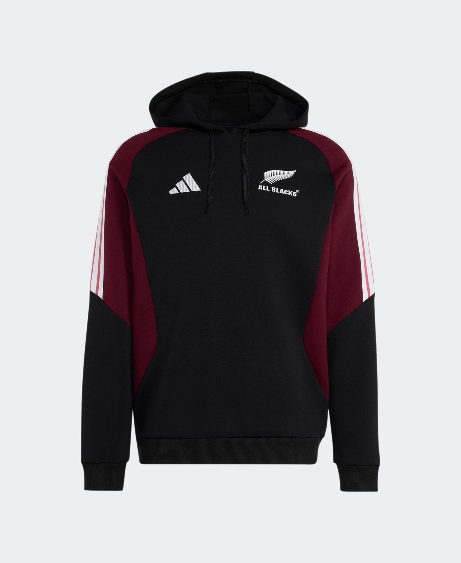 Men's Black/Maroon All Blacks Hoodie