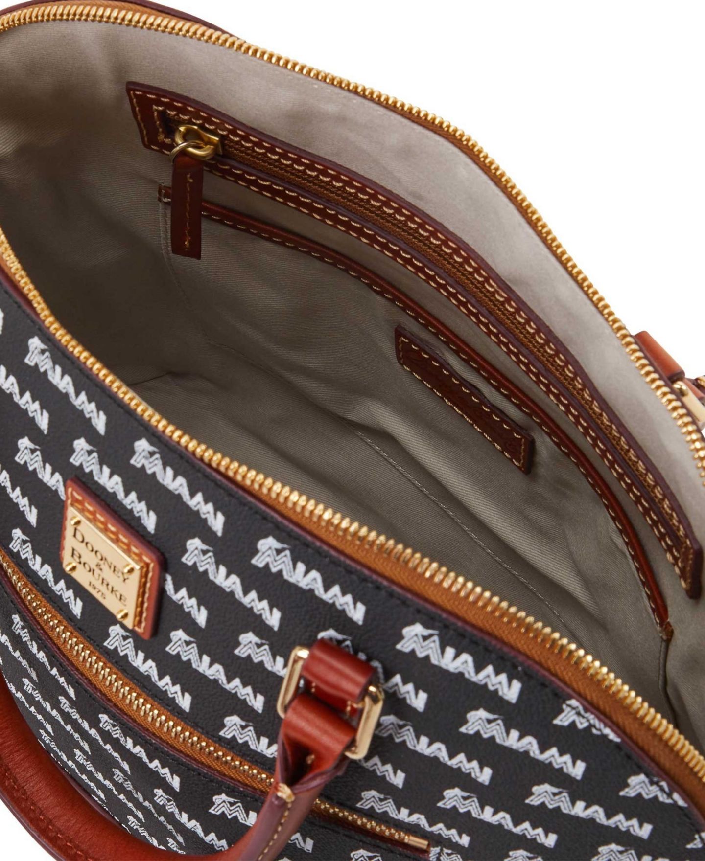 Женская сумка Dooney & Bourke Miami Marlins Signature Domed Zip Satchel Purse — фото 2