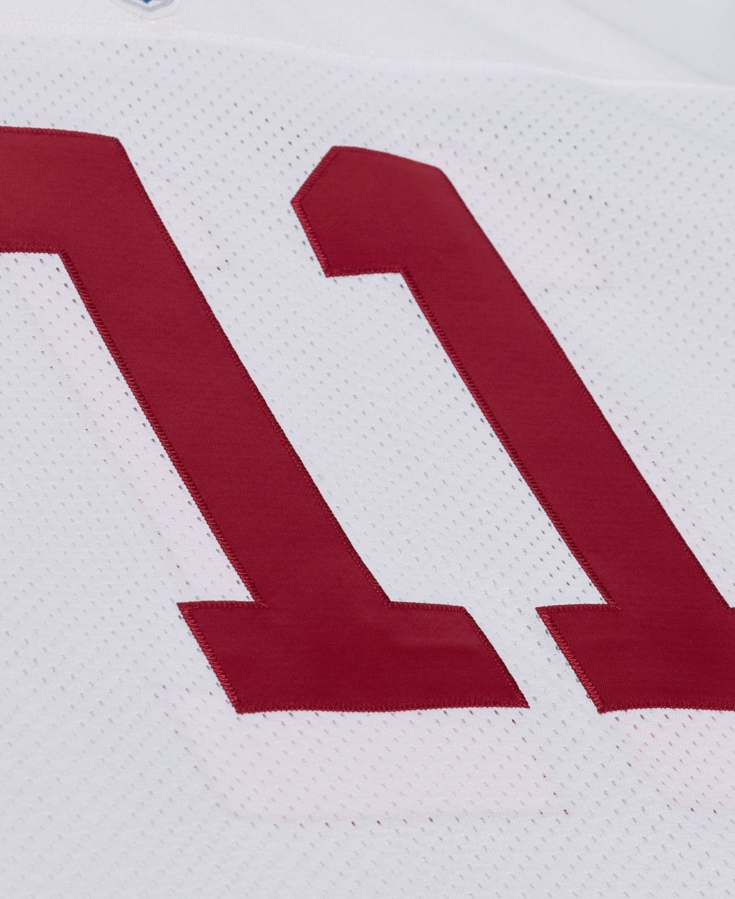 Мужской топ Mitchell & Ness Larry Fitzgerald White Arizona Cardinals 2004 Authentic Throwback Jersey — фото 6