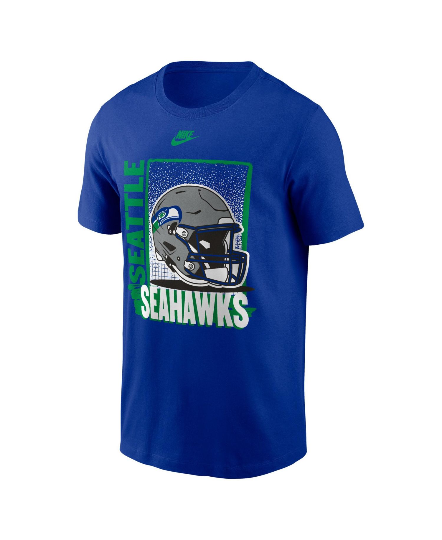 Men's Royal Seattle Seahawks Vintage Power Game Club T-Shirt