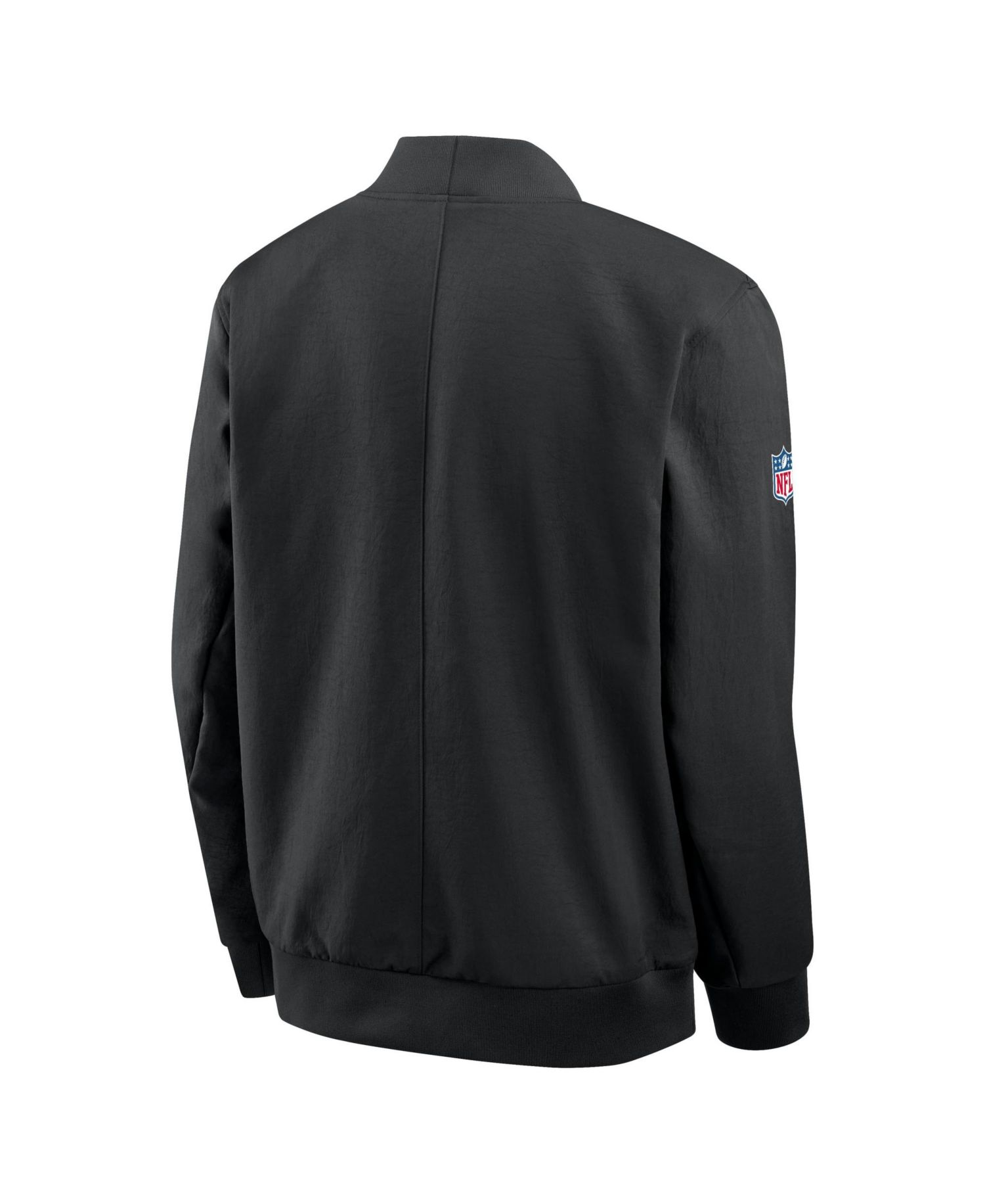 Men's Black Washington Commanders Sideline Powerful Blocking Full-Zip Dri-FIT Bomber Jacket