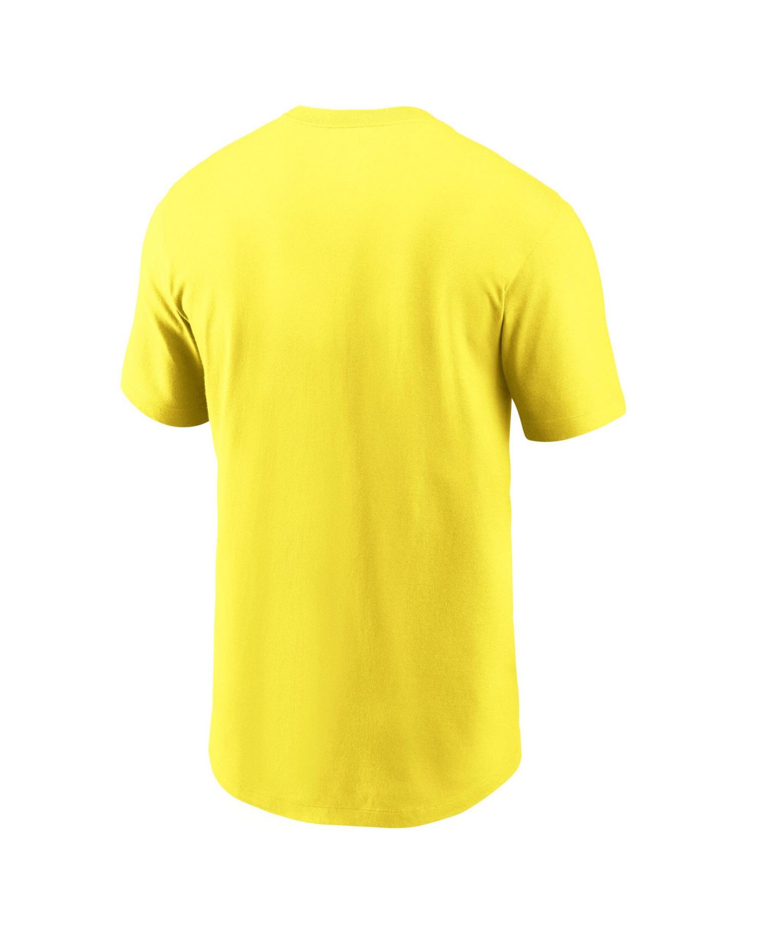 Men's Yellow Oregon Ducks Legacy Stacked Established T-Shirt