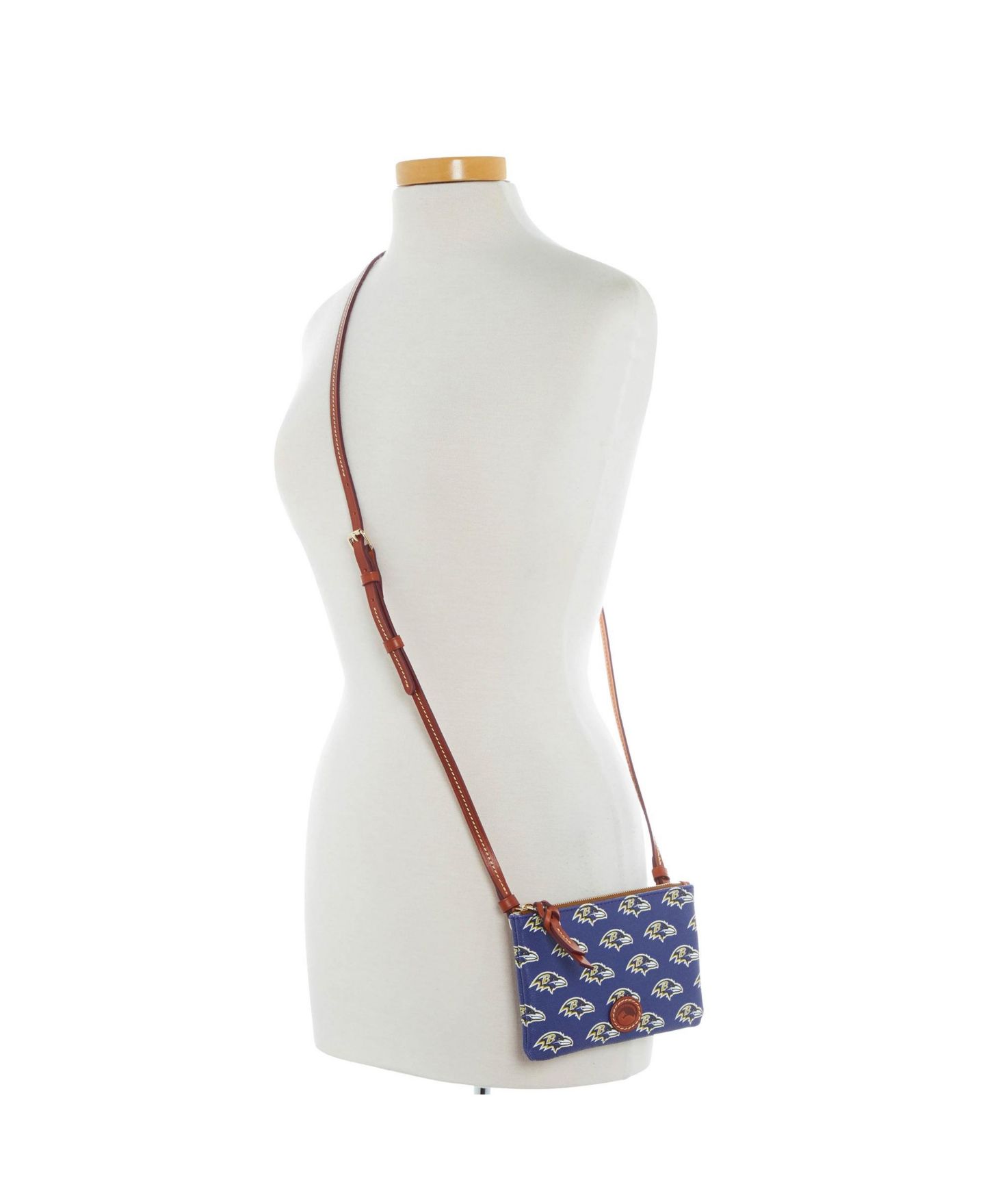 Женская сумка Dooney & Bourke Baltimore Ravens Top Zip Crossbody — фото 3