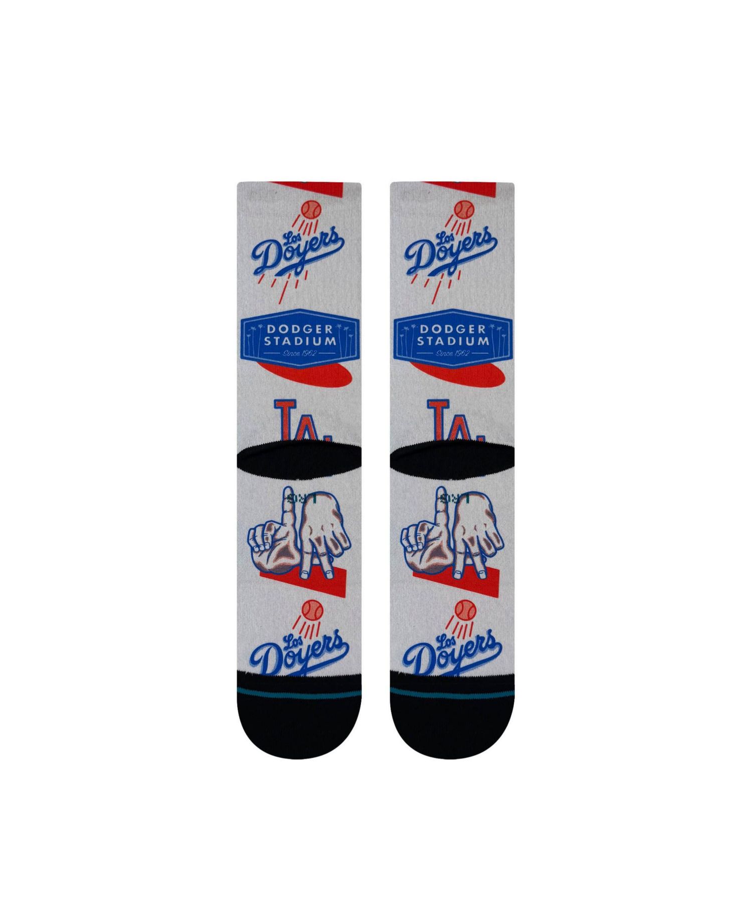 Men's and Women's Los Angeles Dodgers Local Crew Socks