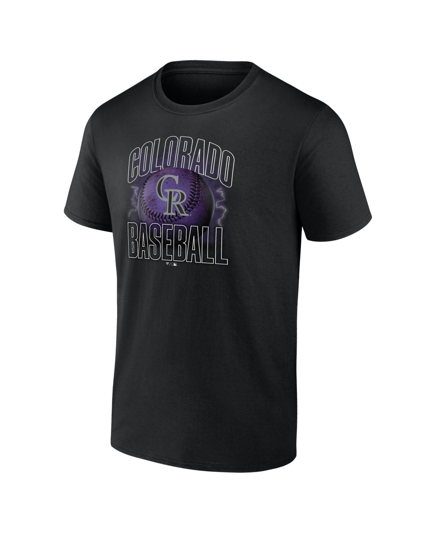 Men's Black Colorado Rockies Match Up T-Shirt