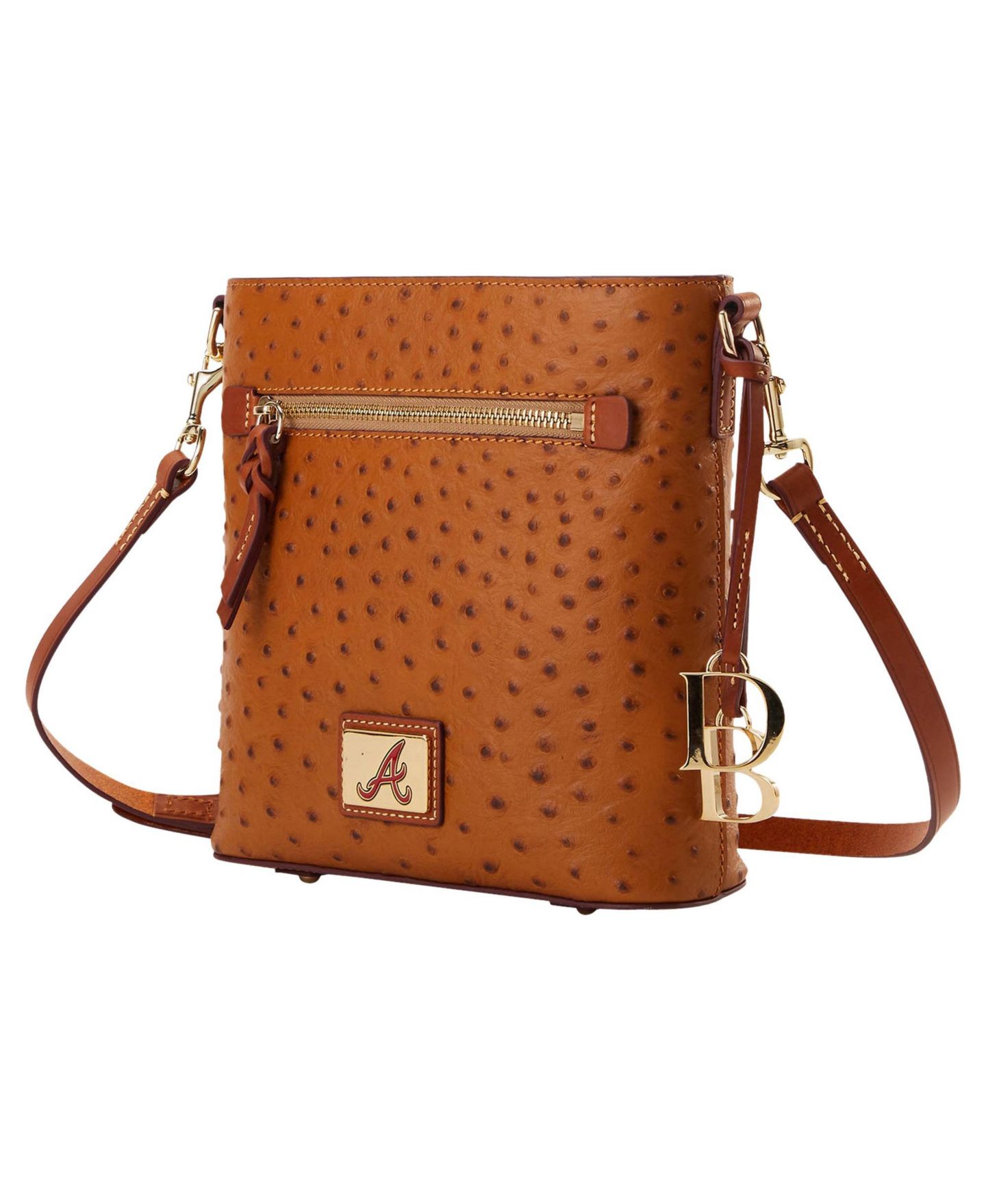 Женская сумка Dooney & Bourke Atlanta Braves Zip Crossbody Purse — фото 4