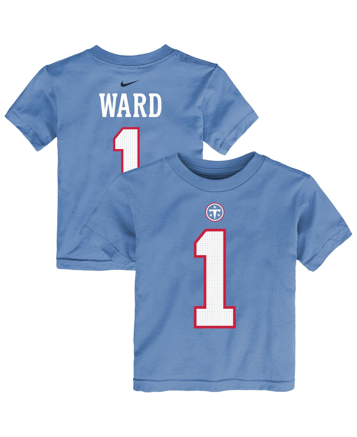 Nike Toddler Cameron Ward Light Blue Tennessee Titans Player Name Number T-Shirt