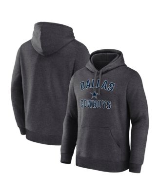 Men's Charcoal Dallas Cowboys Arch Victory Hoodie