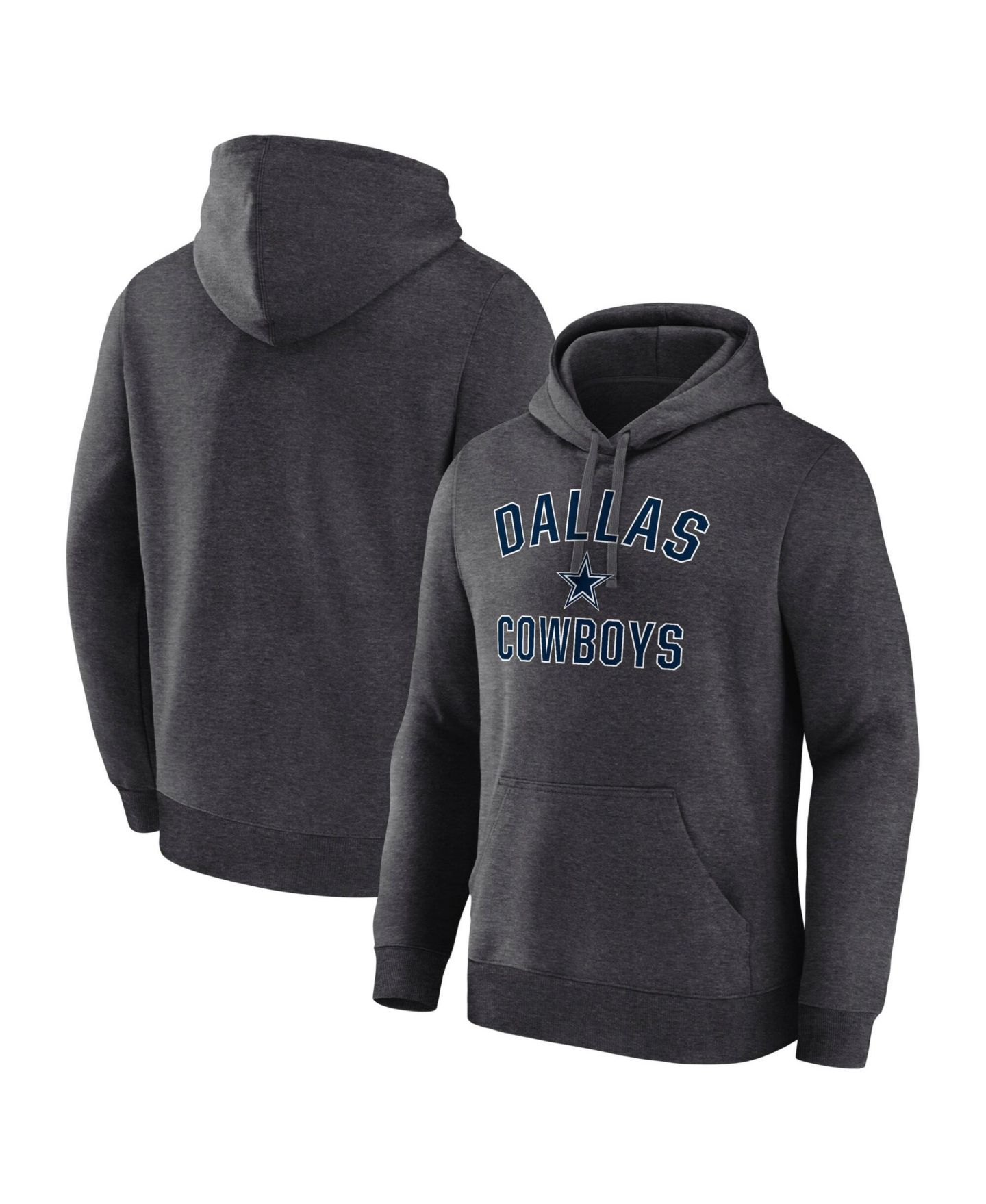 Мужское худи Logo Athletic Charcoal Dallas Cowboys Arch Victory — фото 1