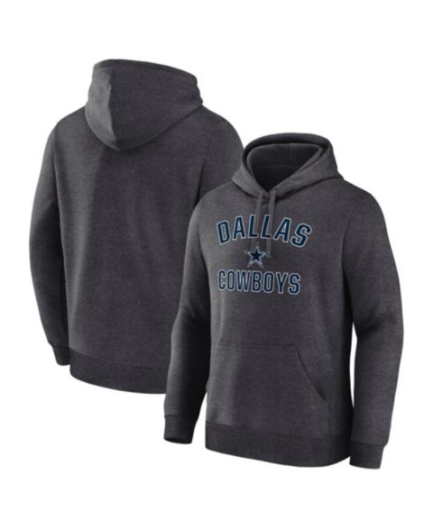 Мужское худи Logo Athletic Charcoal Dallas Cowboys Arch Victory