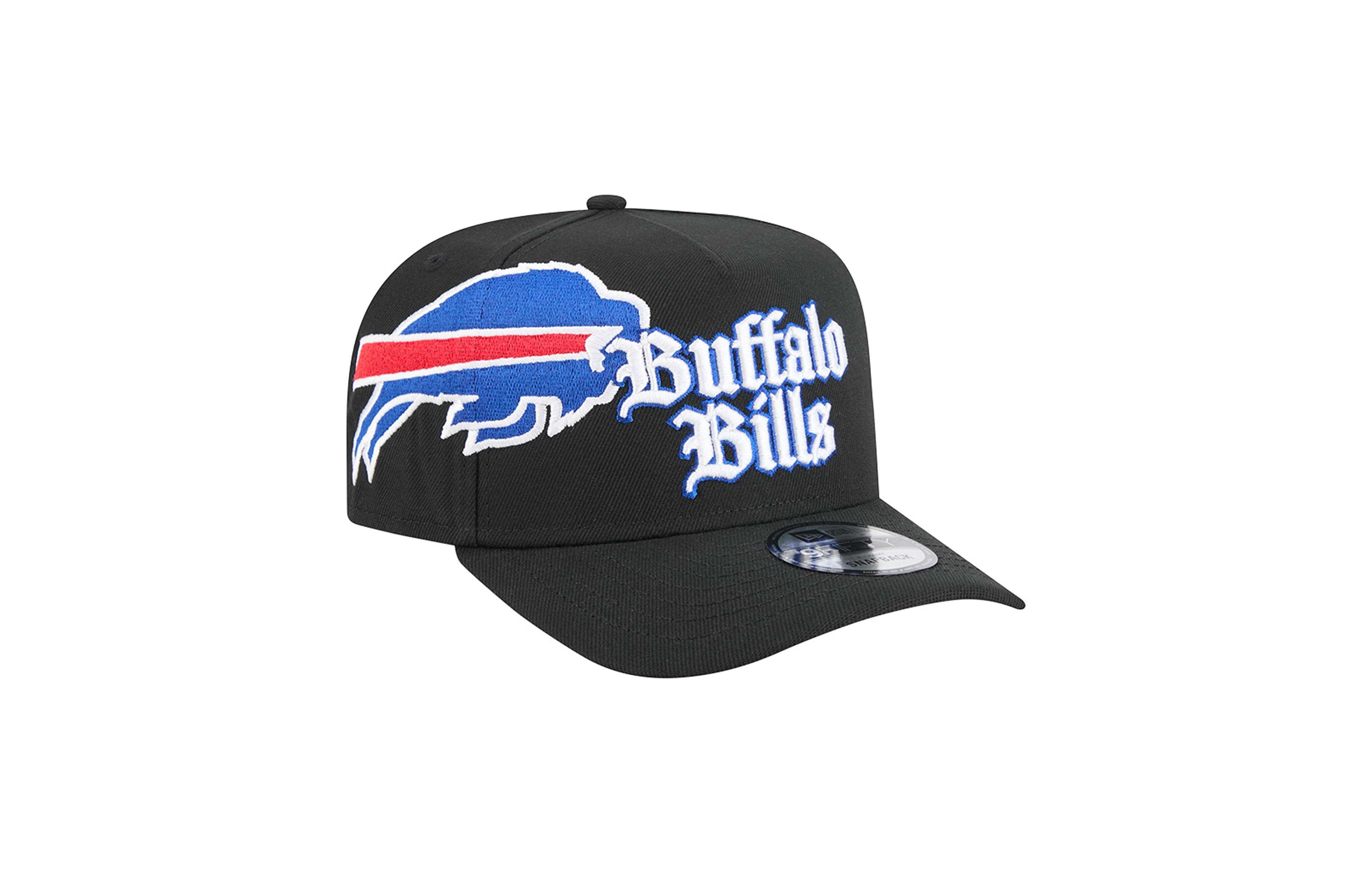 New Era Men's Black Buffalo Bills Proud A-Frame 9FIFTY Snapback Hat