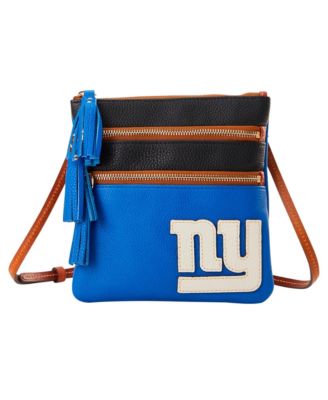 New York Giants Infield Triple Zip Crossbody Purse