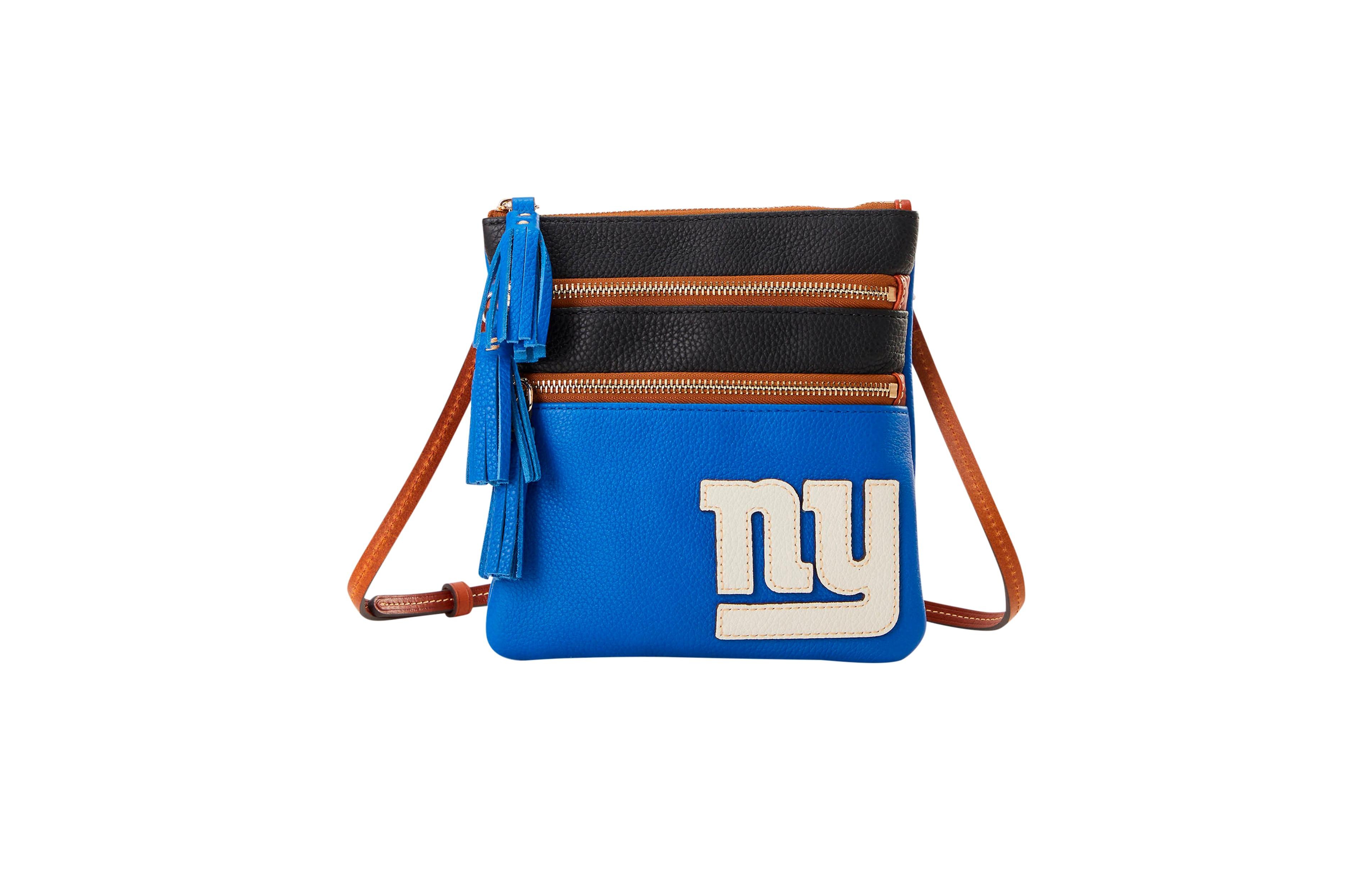 Dooney & Bourke Dooney Bourke New York Giants Infield Triple Zip Crossbody Purse