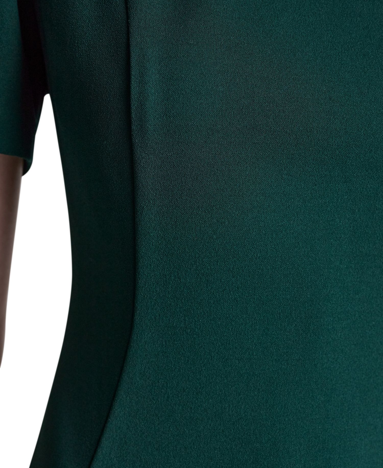 Women's Puff-Sleeve Crewneck Sheath Dress