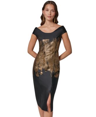 Black And Gold Dress
