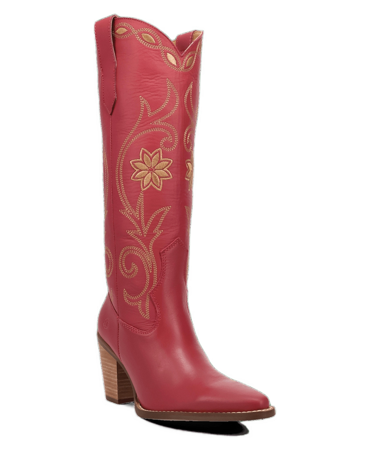 Dingo Women's Miss Daisy Knee-High Western Pointed-Toe Boots - Pink