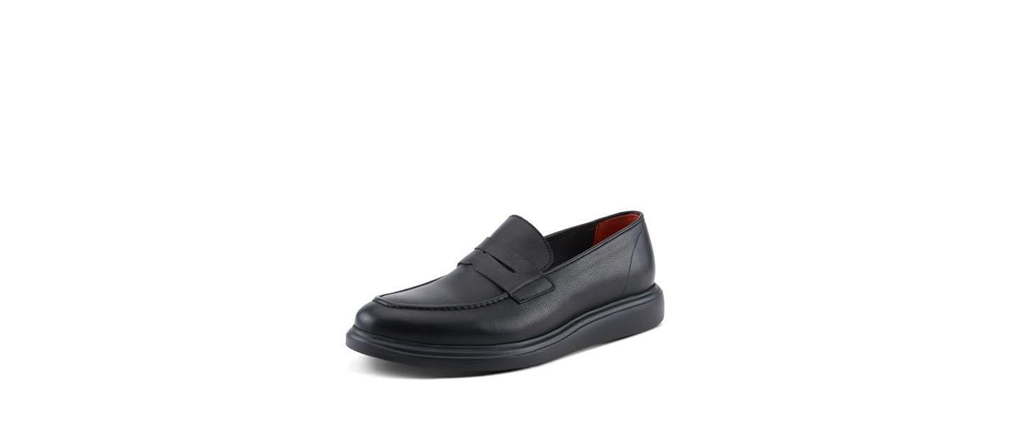 Мужские туфли Spring Step Donohue Leather Penny, цвет: Чёрный — фото 2