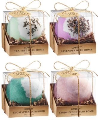 4piece Handmade Bath Bombs Gift Set