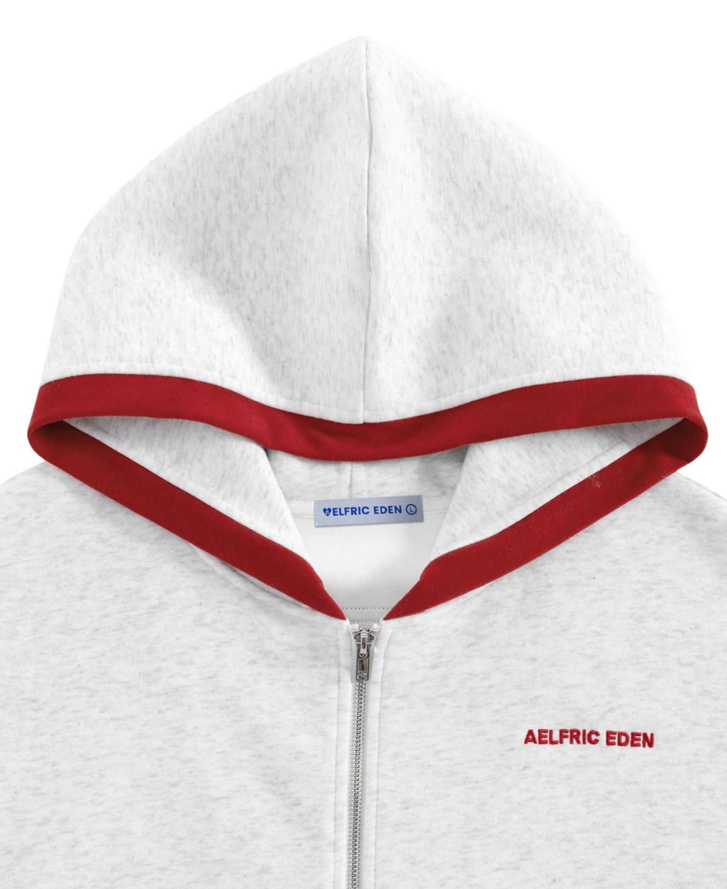 Women's Boxy Contrast Stripe Zip Up Hoodie