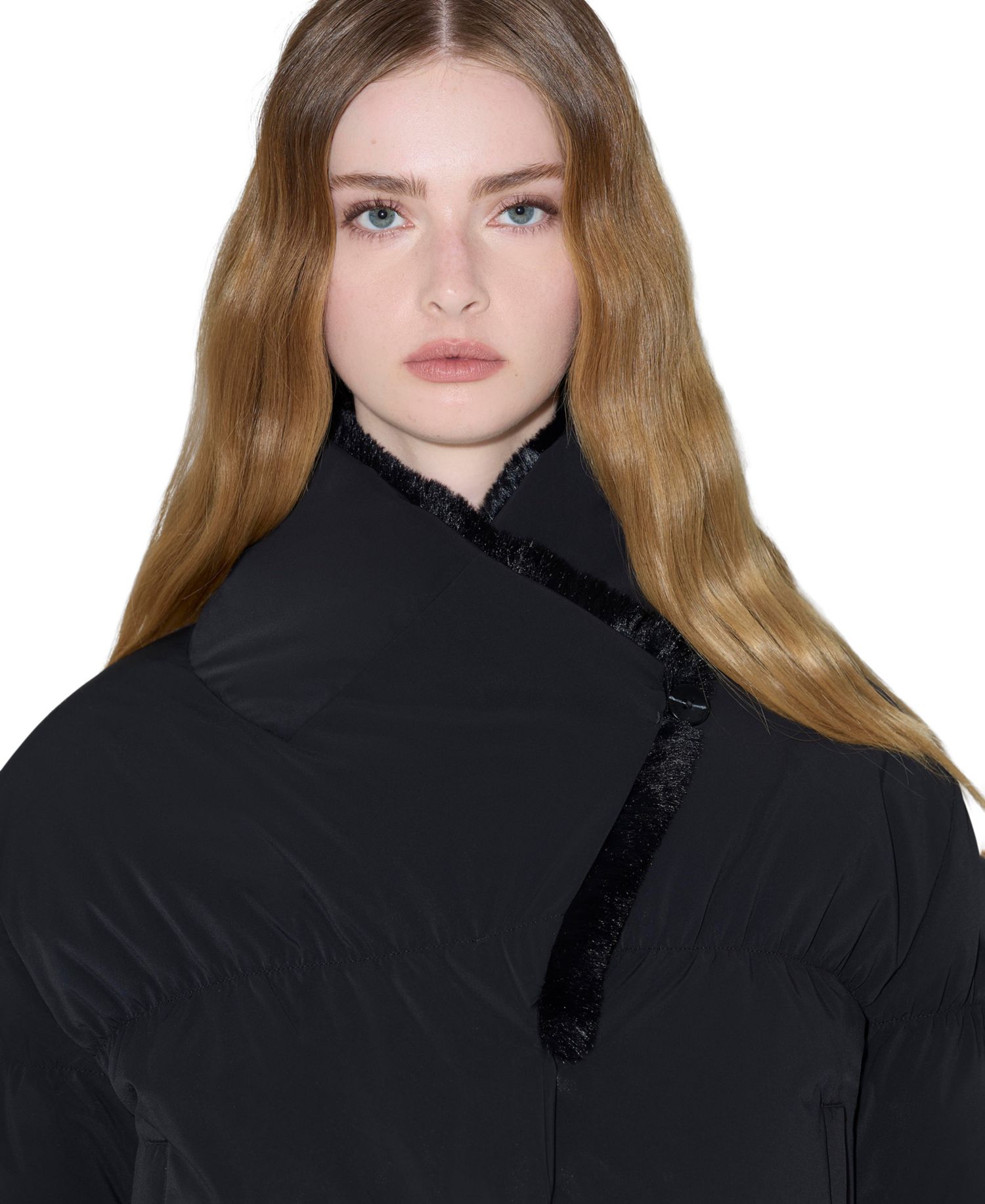 Women's Adair Reversible Faux Fur Trim Puffer Jacket