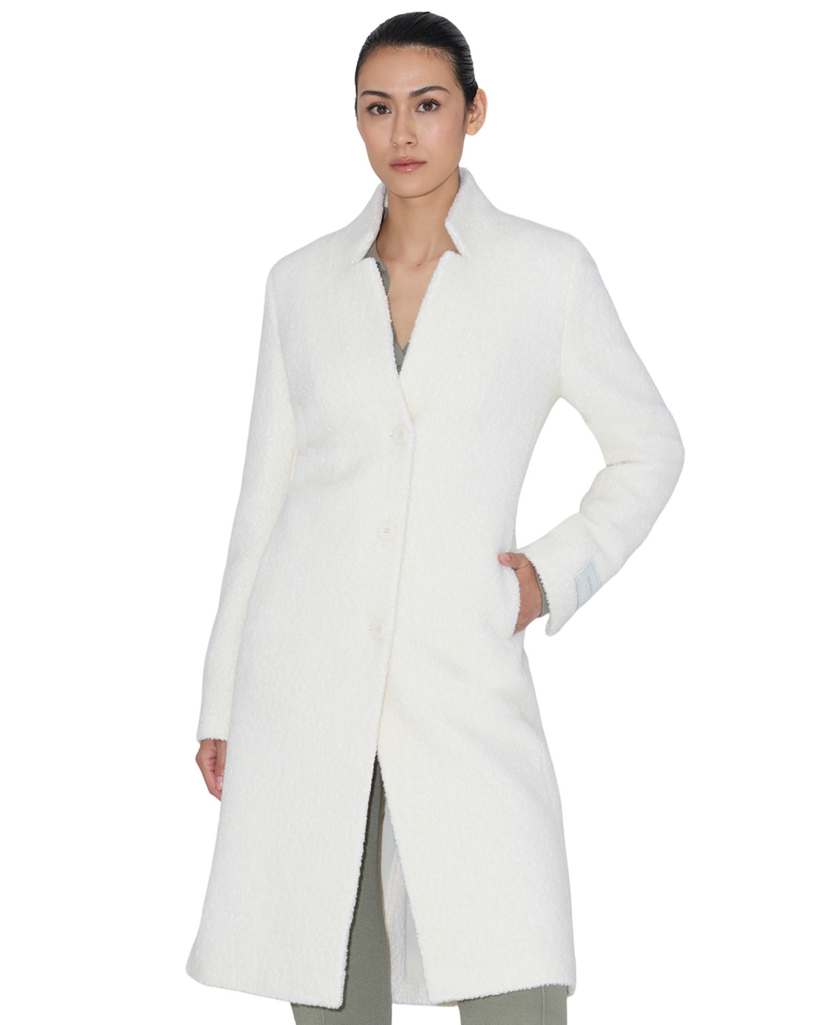Soia & Kyo Women's Diane Boucle Single-Breasted Wool-Blend Coat