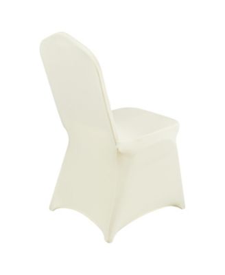 100-Pack Stretch Spandex Folding Chair Covers for Weddings Banquets and Holiday Dinners