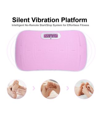 Vibration Plate Exercise Machine,200KG Weight Capacity,Silicone Pedal,Bluetooth Rhythm Mode,Dual Speakers and LED Display
