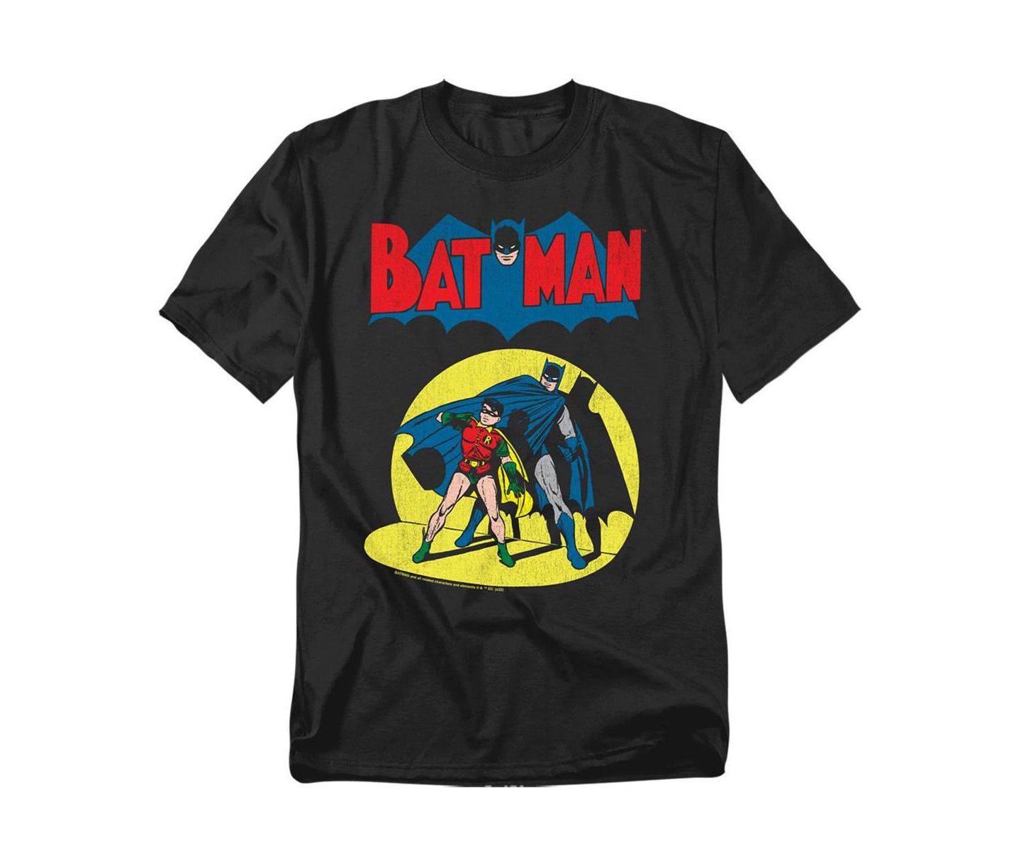 Мужская футболка Batman Robin Spotlight Graphic Classic-Fit, цвет: Чёрный — фото 1
