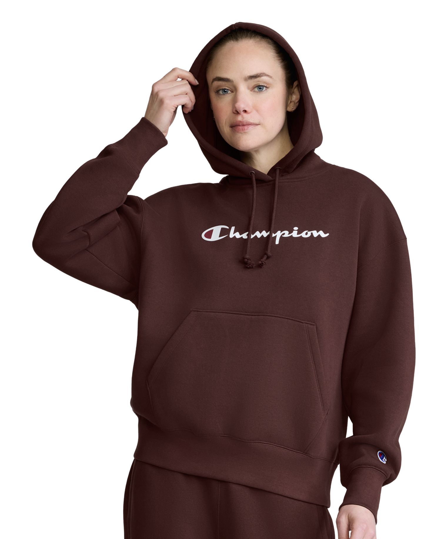 Women's Classic Script Powerblend Fleece Graphic Hoodie